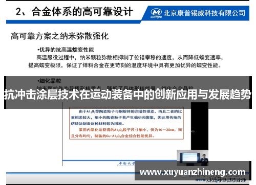 抗冲击涂层技术在运动装备中的创新应用与发展趋势